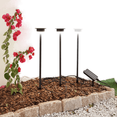 Lindby LED-solcellelampe Lyris 3 stk