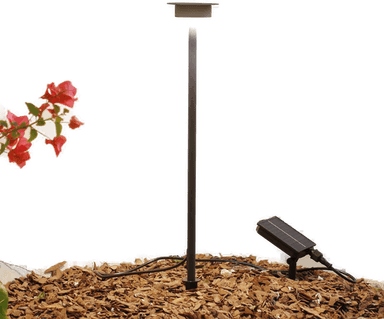 Lindby LED-solcellelampe Lyris, svart