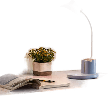 Lindby LED-bordlampe Zephyra, blå