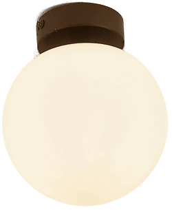 Lucande Bidolo taklampe, svart, Ø 15 cm