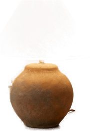 Lucande Thalorin bordlampe 39 cm brun