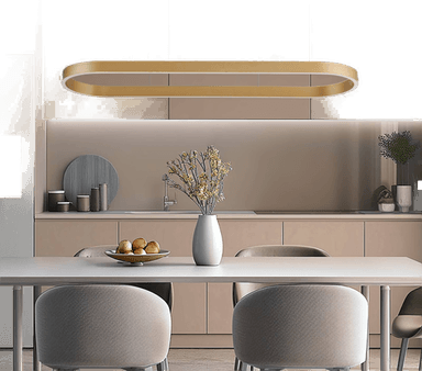 Lucande Smart LED-hengelampe Melinay, gull