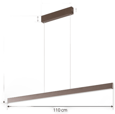 Lucande Mylosh LED Pendel Kaffe