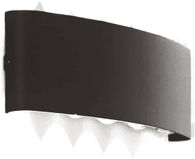 Lindby Ithan utendørs LED-vegglampe 5 lyskilder