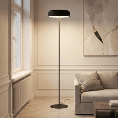 Lindby gulvlampe Edion, svart