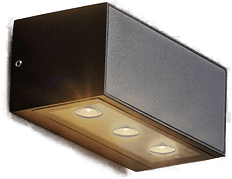 Lucande utendørs LED-vegglampe Selim