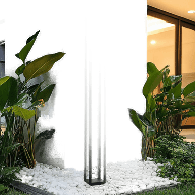 Lucande LED-utelampe Thorvid 180 cm svart