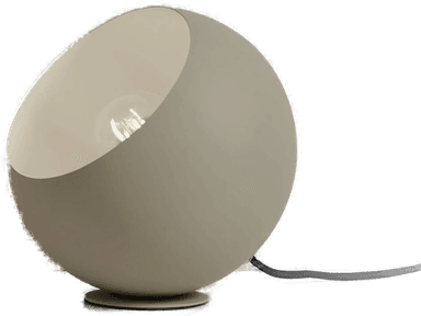 Lindby Solomia bordlampe, beige, Ø 20 cm