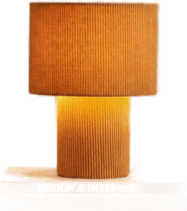 Lindby Jone bordlampe, lysebrun, 30 cm