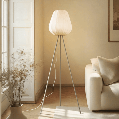 Lindby Helin gulvlampe beige 144 cm