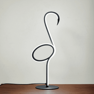 Lindby LED-bordlampe Pajaro 49 cm svart