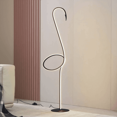 Lindby LED-gulvlampe Pajaro, dimbar