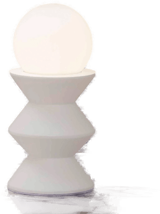 Lindby Nielson bordlampe, hvit