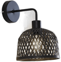 Lindby vegglampe Eskil, svart