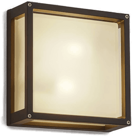 Lucande Aurelien utendørs vegglampe 25x25 cm