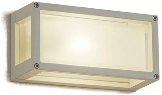 Lucande Aurelien utendørs vegglampe, hvit, 12,5 cm