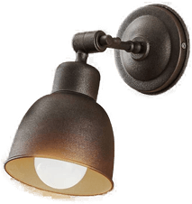 Euluna Vegglampe Emoti antrasitt