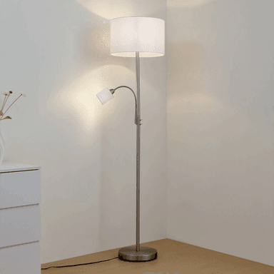 Lindby Jaileen gulvlampe, hvit, 170 cm