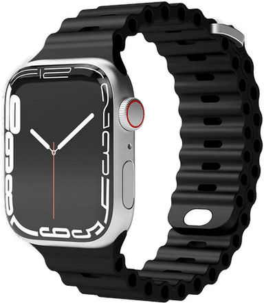 Vonmählen Wave Band Silikon Reim - Svart