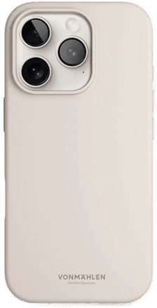Vonmühlen iPhone 16 Pro Silikondeksel - Cream