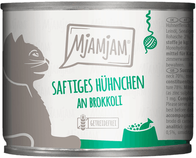 Mjamjam Kylling med Brokkoli 6 x 200 g