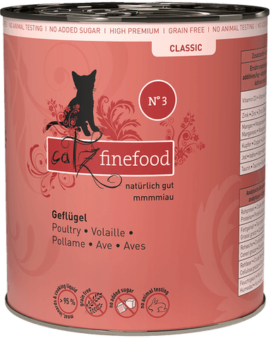 Catz Finefood Fjærkre 6 x 800 g