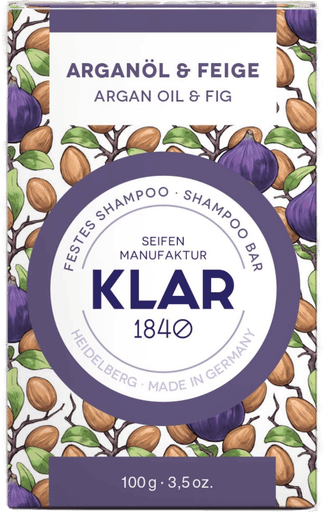 Klar Seifen Argan Oil & Fig Shampoo Bar