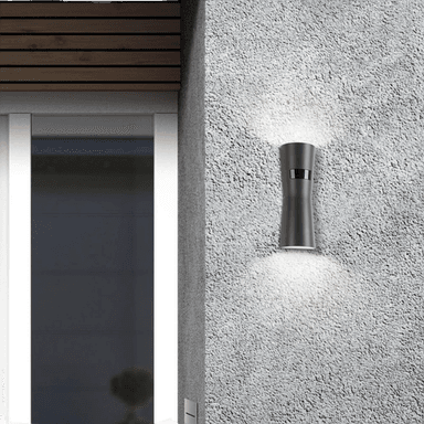 Lcd LED-sensor utendørs vegglampe 5135