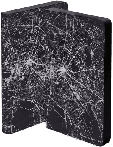 Nuuna Notebook Graphic Traveller - Nightflight Berlin
