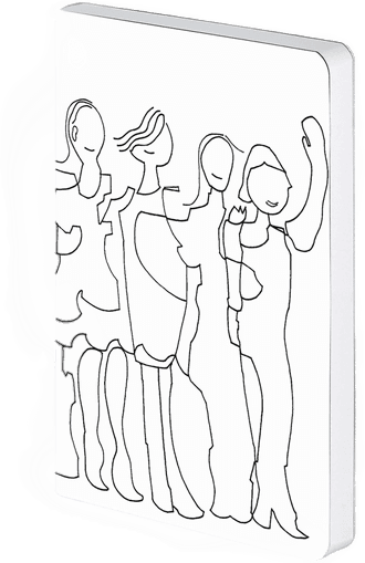Nuuna Notebook Graphic S - Friends