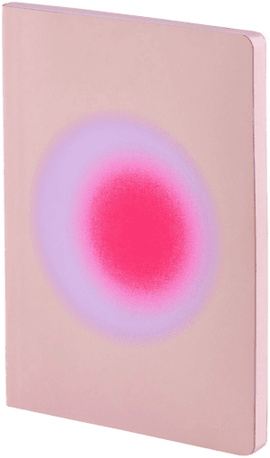 Nuuna Notebook Colour Clash Light - Trance Pink