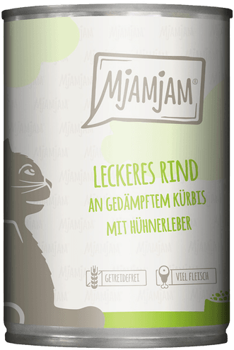 Mjamjam Biff med Gresskar 6 x 400 g