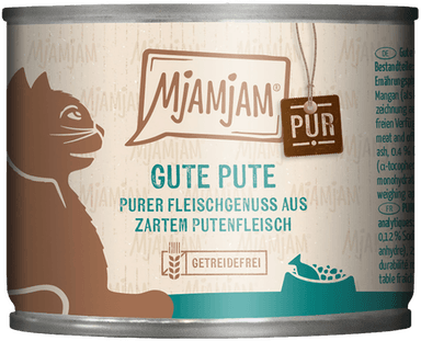 Mjamjam Pure Kalkun 6 x 200 g