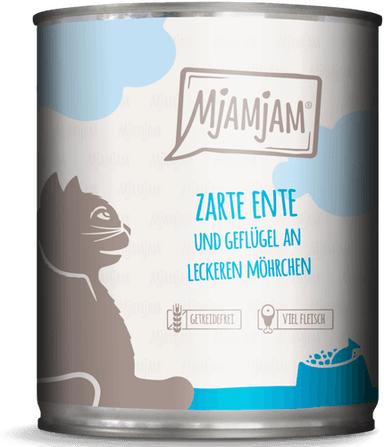 Mjamjam 6 x 800 g Sart and Fjærkre