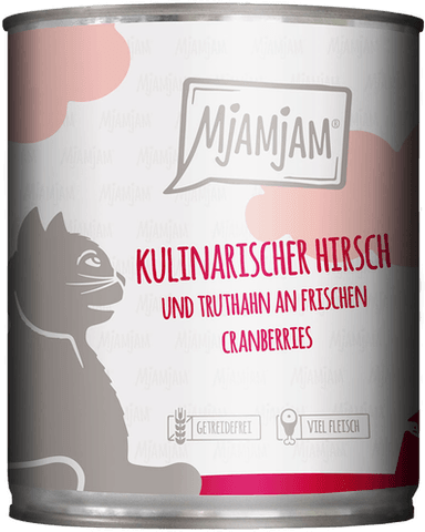 Mjamjam hjortekjøtt og kalkun 6 x 800 g