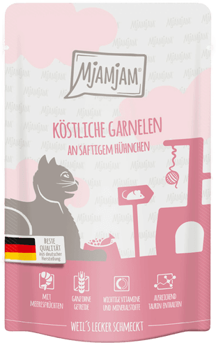 Mjamjam Quetschie Reker med Kylling 12 x 125 g