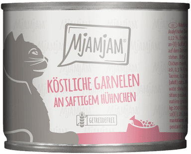 Mjamjam 6 x 200 g Reker med Kylling