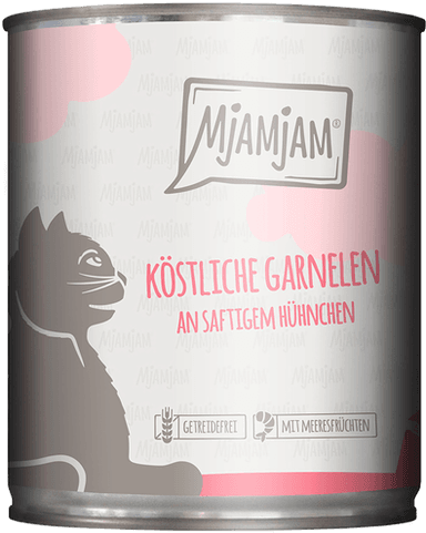 Mjamjam 6 x 800 g reker med kylling