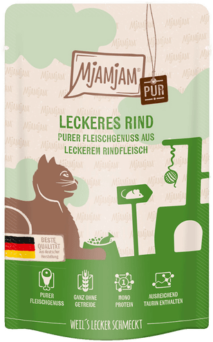 Mjamjam Quetschie storfekjøtt 12 x 125 g