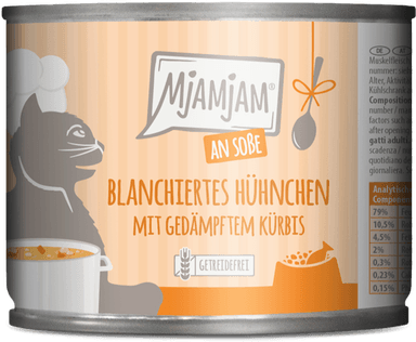 Mjamjam i saus blansjert kylling 6 x 185 g