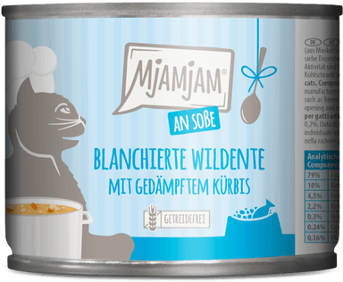 Mjamjam i saus blansjert villand 6 x 185 g