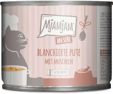 Mjamjam i saus kalkun med blåskjell