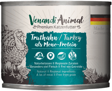 Venandi animalsk monoprotein Tyrkia 24 x 200 g