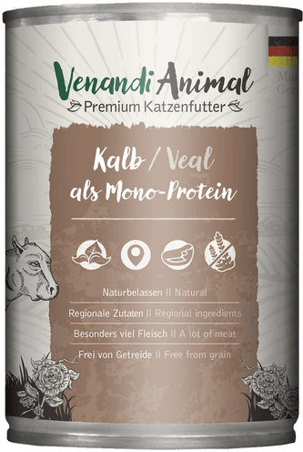 Venandi Animalsk monoprotein Kalv 6 x 400 g