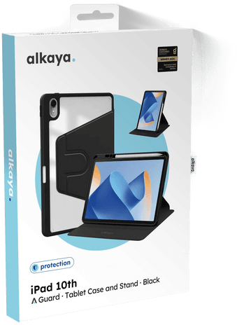 Alkaya Lucid 360 iPad deksel Svart