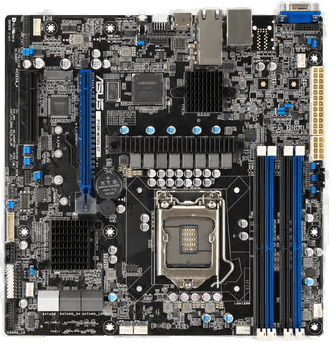 Asus P12R-M/10G-2T LGA 1200 Micro-ATX