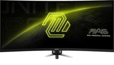 MSI MAG 345CQRDE 34" Buet Skjerm, UWQHD 180Hz