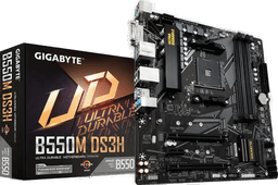 Gigabyte B550M DS3H AM4 Micro ATX Hovedkort
