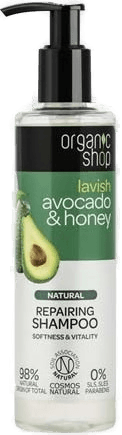 Organic Shop Repairing Shampoo Avocado & Honey 280 ml
