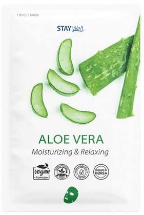 Stay Well Vegan Sheet Mask Aloe